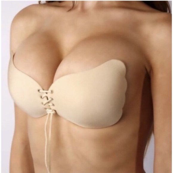Shibue Strapless corset bra - nude Size C - Picture 1 of 6
